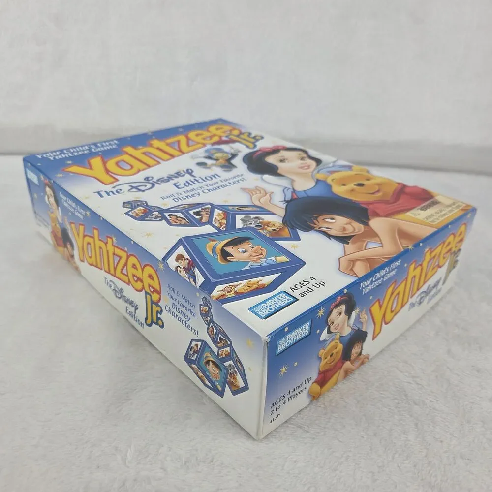 Vintage 2004 Yahtzee Jr Disney Edition Board Game Parker Brothers Complete‎